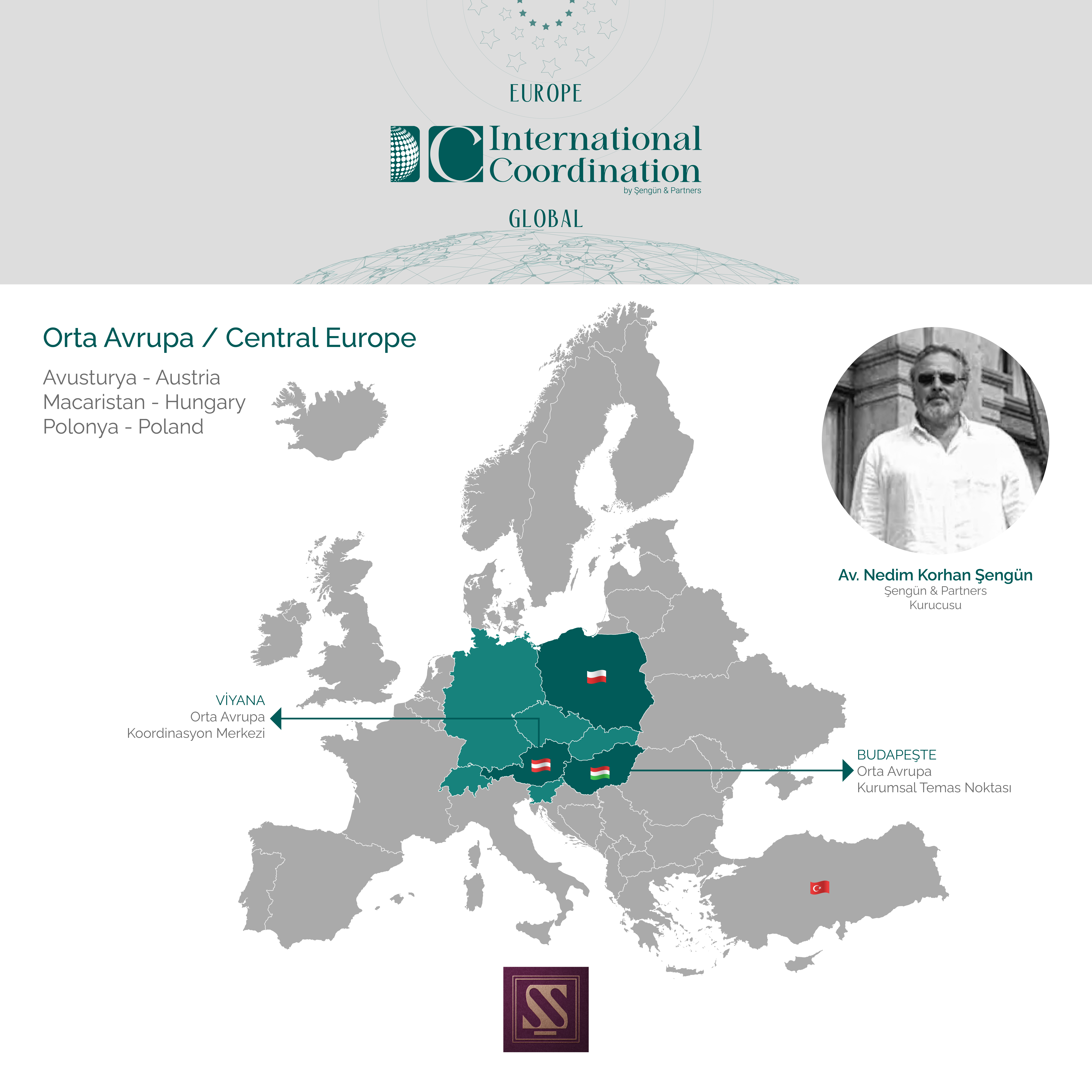 Şengün & Partners Announces Its International Coordination / Central European Organization